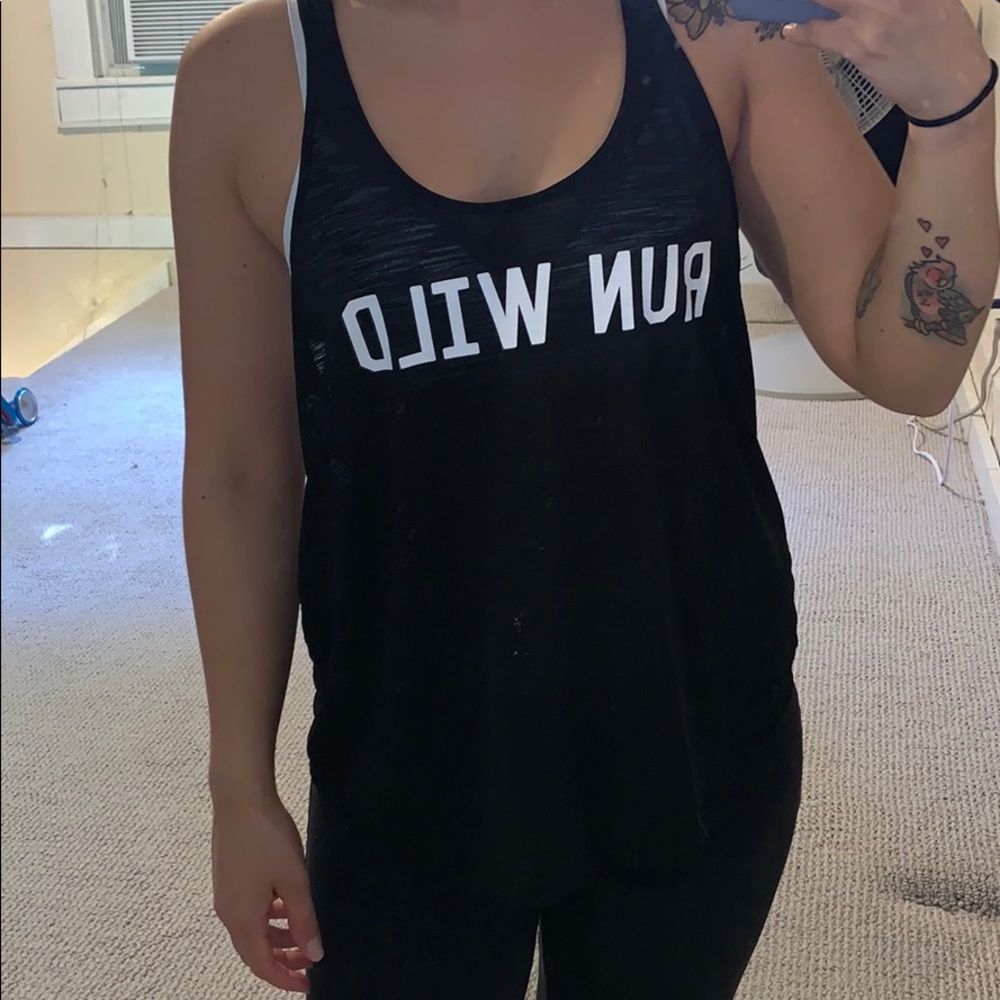 American eagle sheer running tank